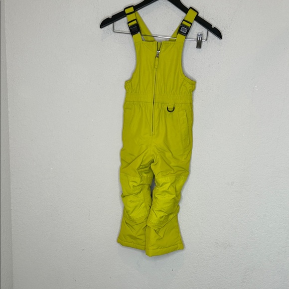 Lands' End Bright Yellow Kids Overalls - Picture 1 of 11